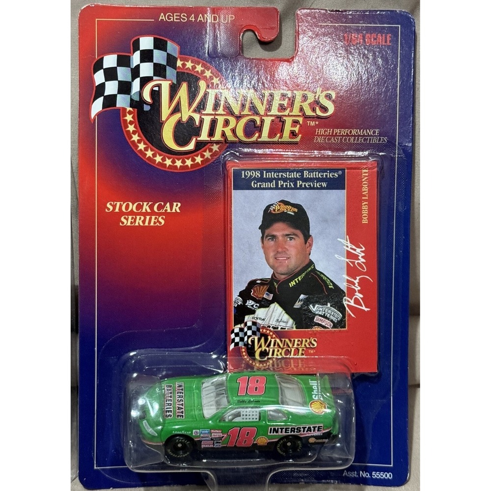 1998 NASCAR 1/64 #18 Bobby Labonte Small Soldiers ,Winners Circle Interstate 2pc - Picture 2 of 4